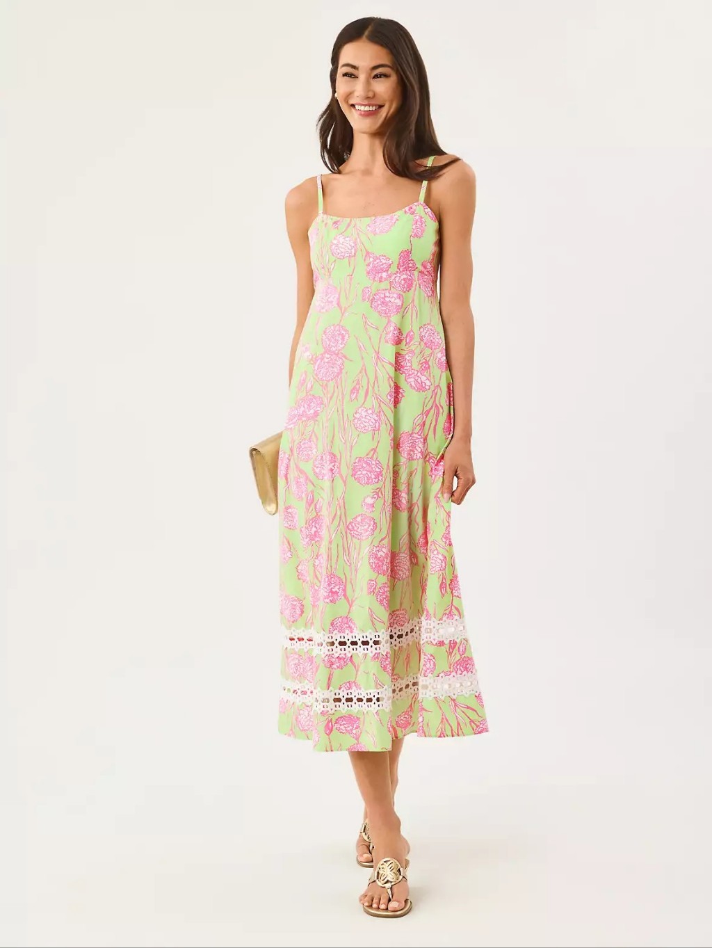 Nwt Lilly Pulitzer Cotton Midi Dress -8